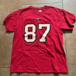 NFL GRONKOWSKI TAMPA BAY BUCCANEERS LARGE TEE